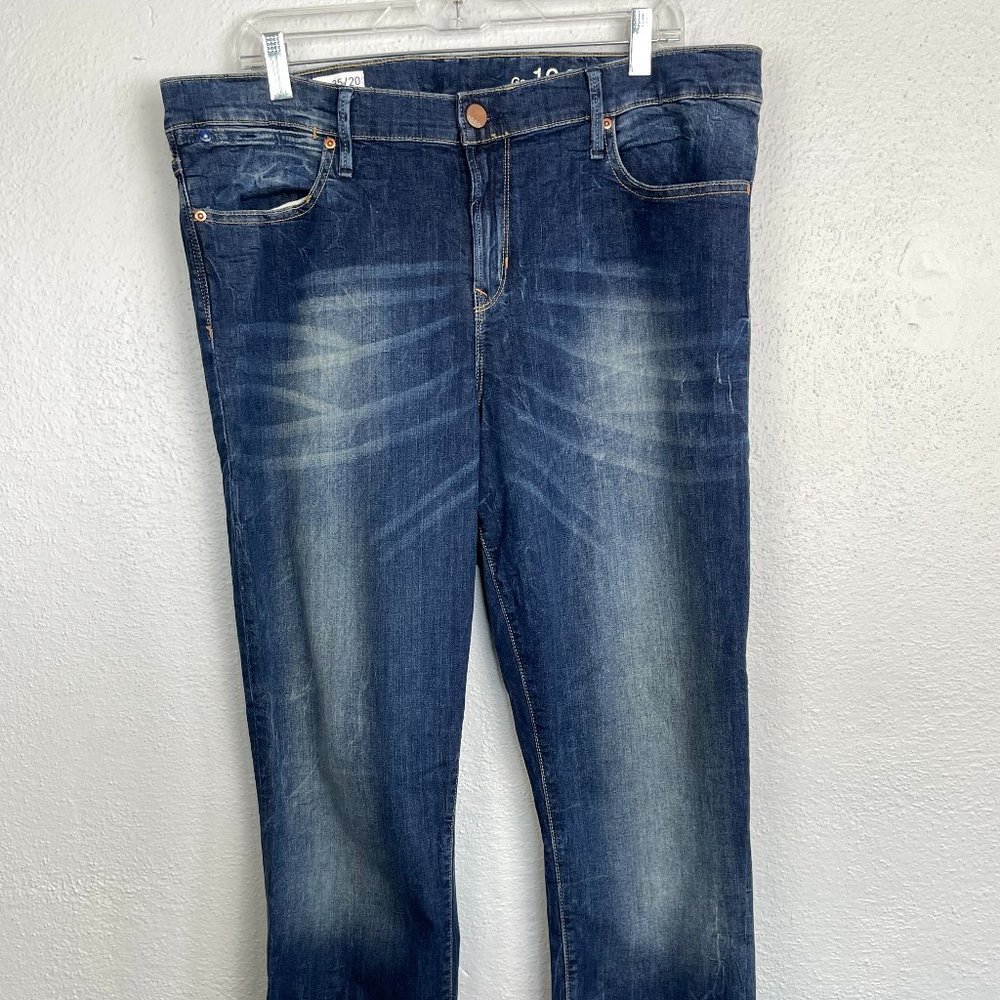 Gap 1969 Women's Crinkle Worn Wash Legging Jeans